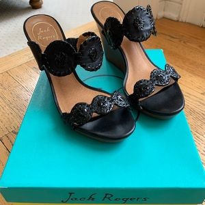 Jack Rodgers Women’s Wedge Sandal - Size 8